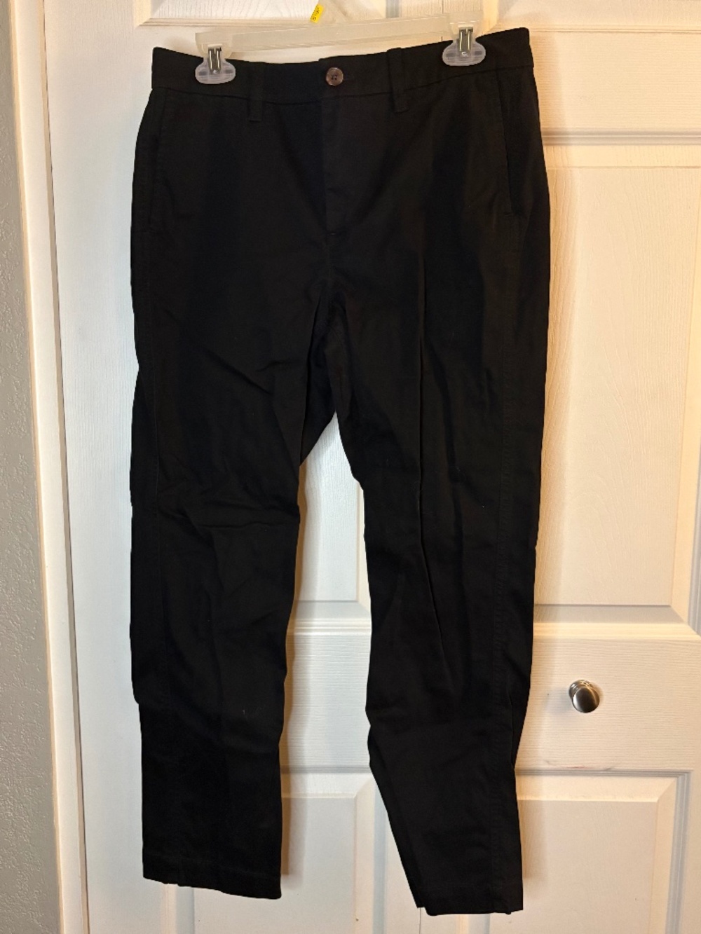 J Crew High Rise Girlfriend Chino Black 6